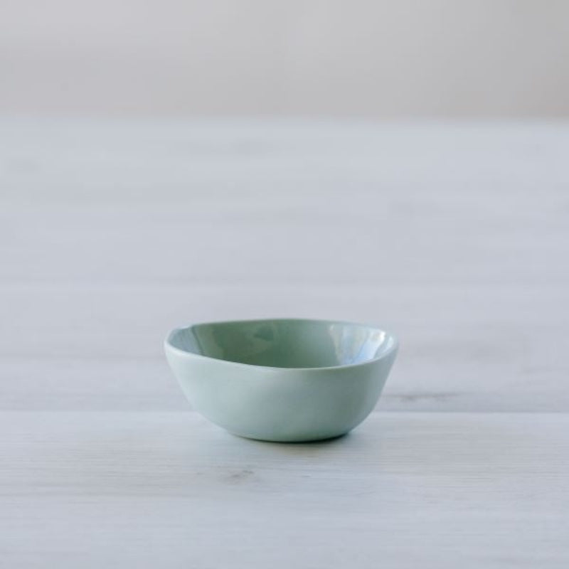 Flax Pinch Pot 8cm - Duck Egg