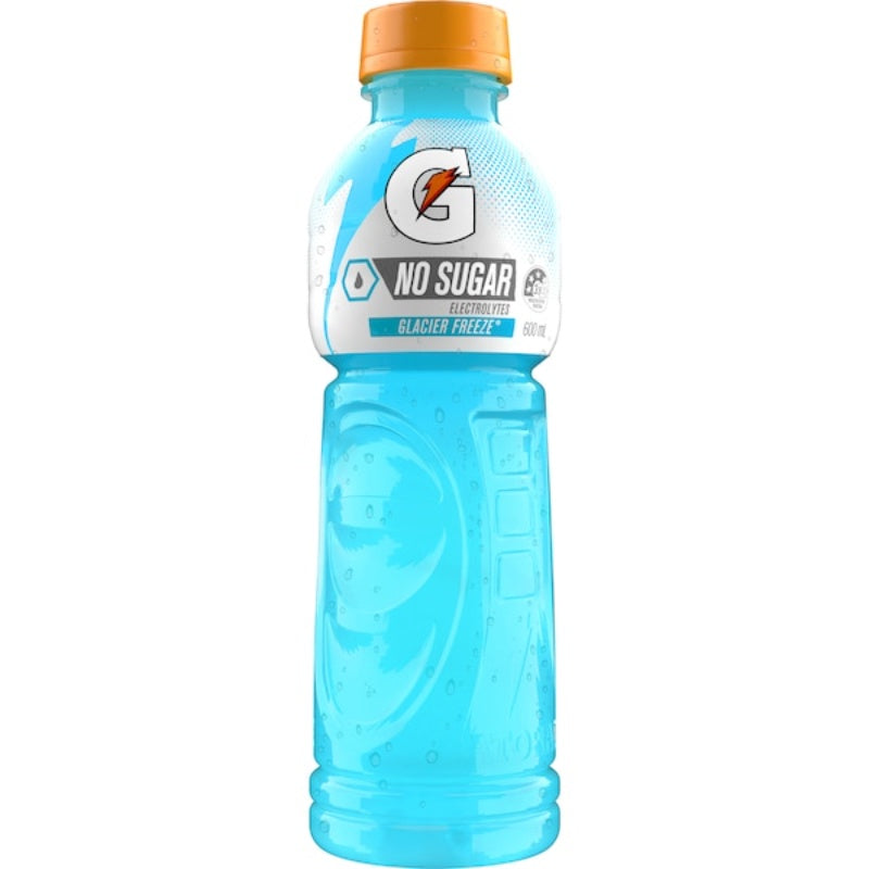 Gatorade No Sugar Glacier Freeze Sports Drinks 600ml