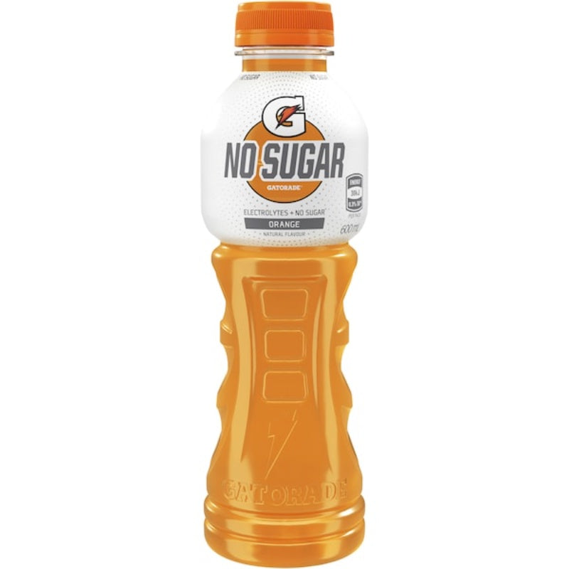 Gatorade No Sugar Orange Sports Drink 600ml