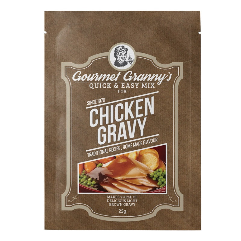 Gourmet Grannys Chicken Gravy Mix 25g New Sku