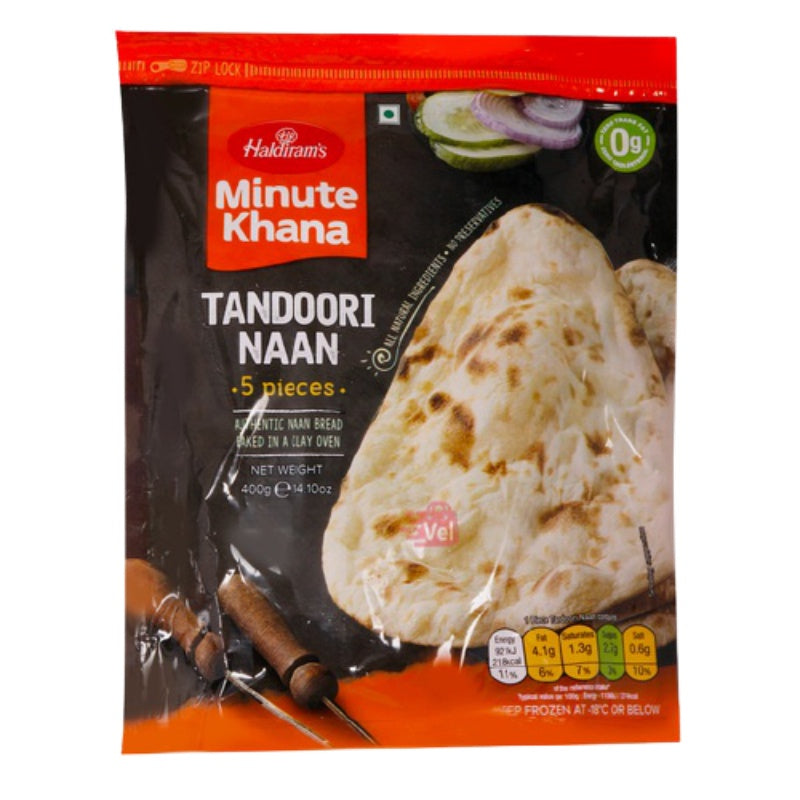 Haldirams Garlic Naan Bread 400g