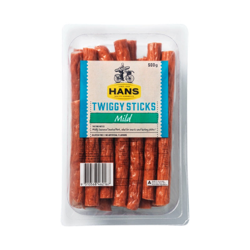 Hans Mild Twiggy Sticks 500g