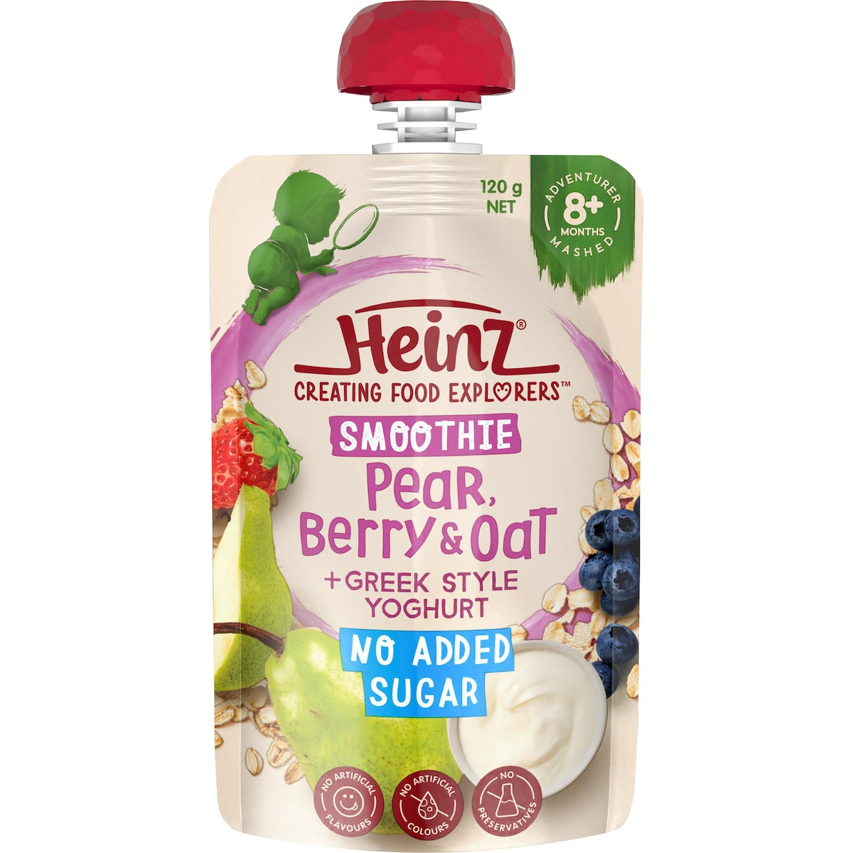 Heinz Berry Nice Pear, Berry & Oat Smoothie 8+ Months