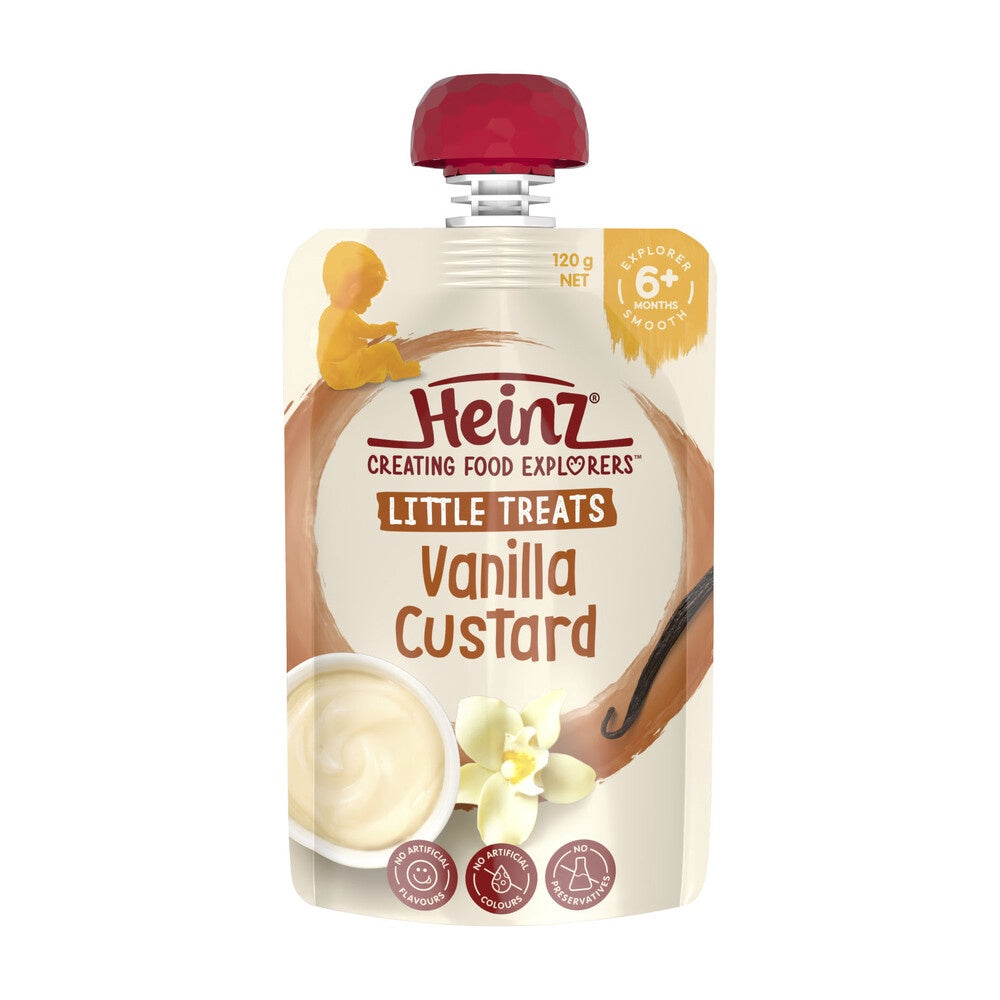 Heinz Simply 6m+ Vanilla Custard Pouch