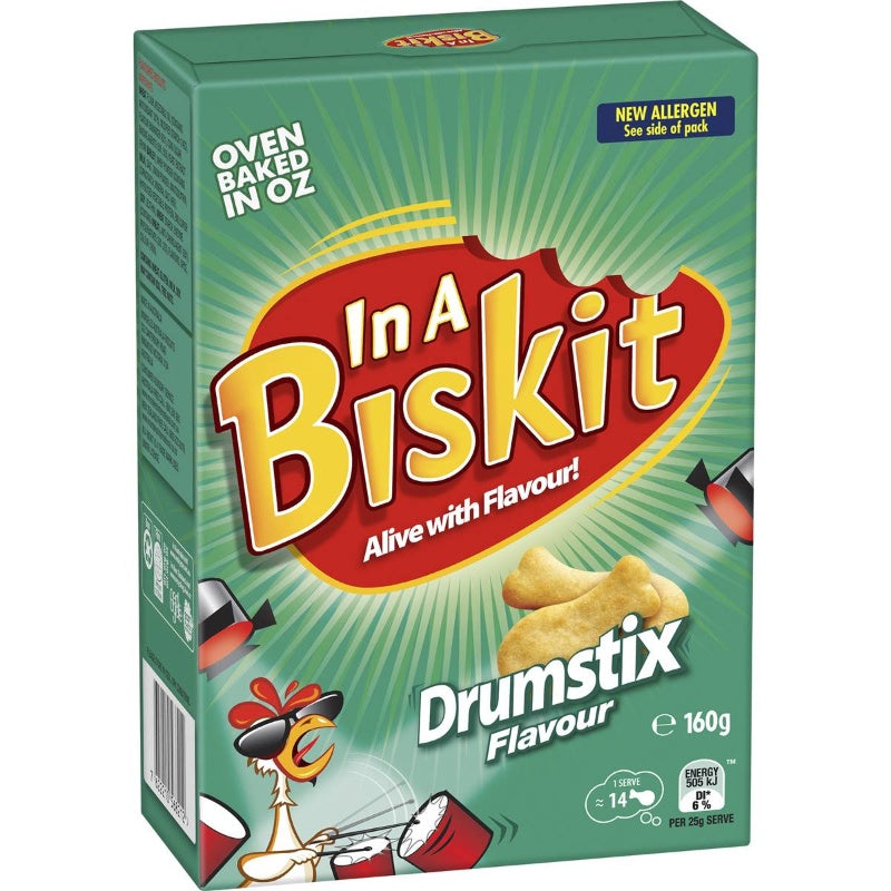 In A Biskit Crackers Drumstix 160g