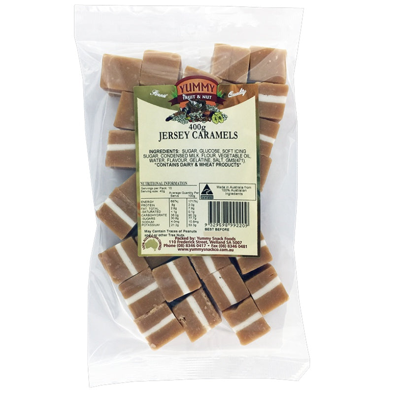 JCs Jersey Caramels 400g