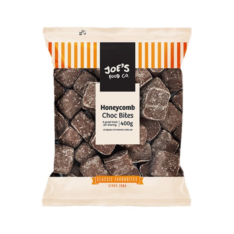 Joes Food Co Honeycomb Choc Bites 400g