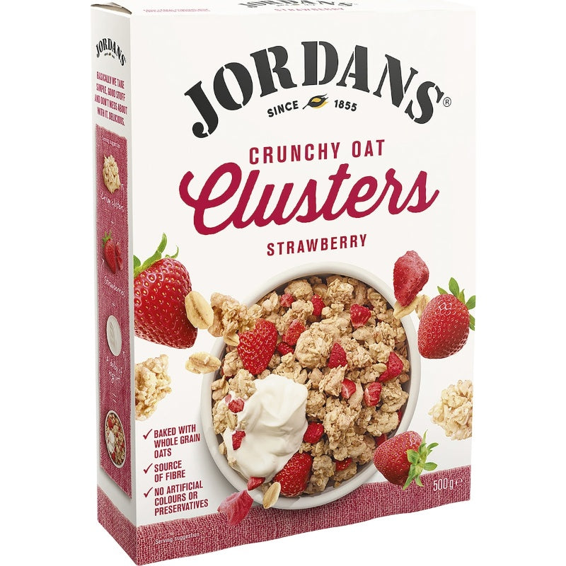 Jordans Crispy Oat Clusters Strawberry 500g
