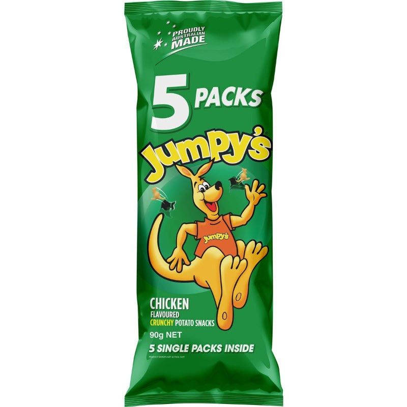 Jumpy's Chicken Chips 90g 5 pk