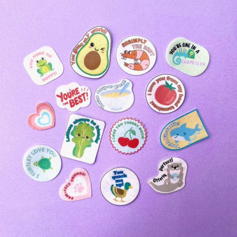 Lovies Stickers - Edible Lunchbox Stickers