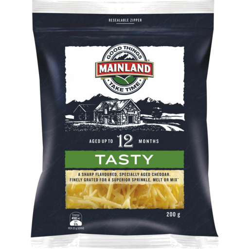 Mainland Tasty Shredded Cheese 200g