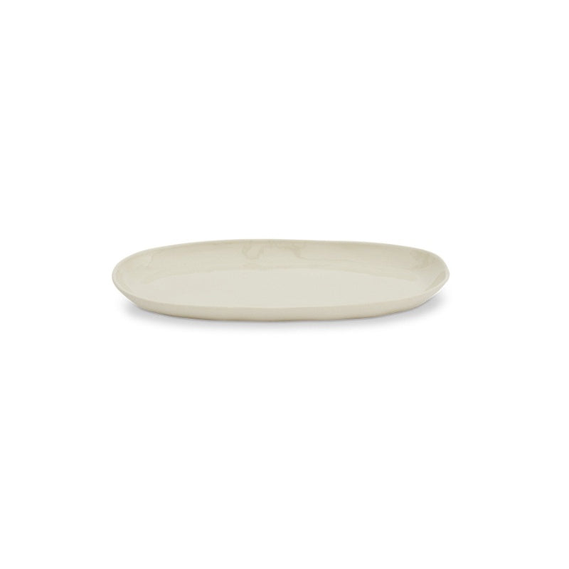 Marmoset Found Cloud Oval Plate Chalk (M)