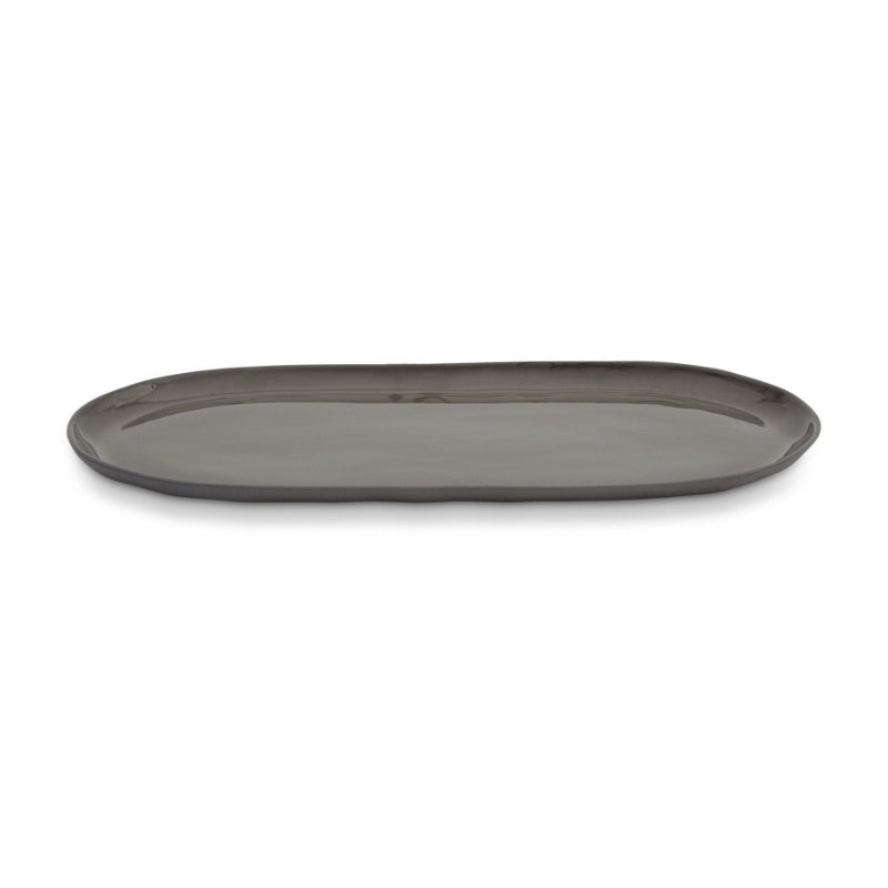 Marmoset Found Cloud Oval Plate Charcoal (L)