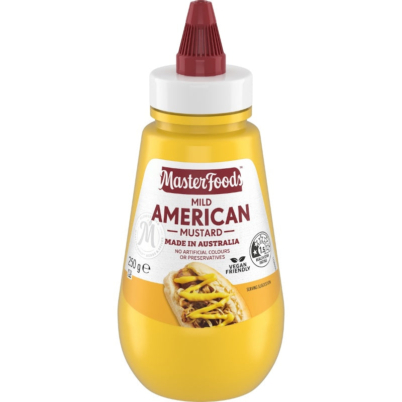 Masterfoods Mild American Mustard 250g