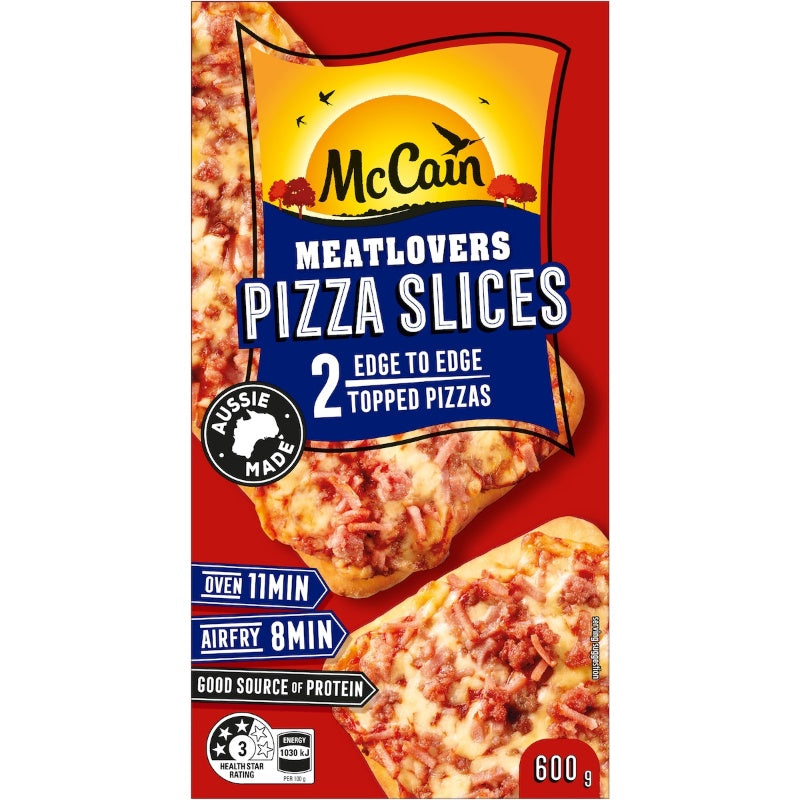 McCain Meatlovers Pizza Slices 600g