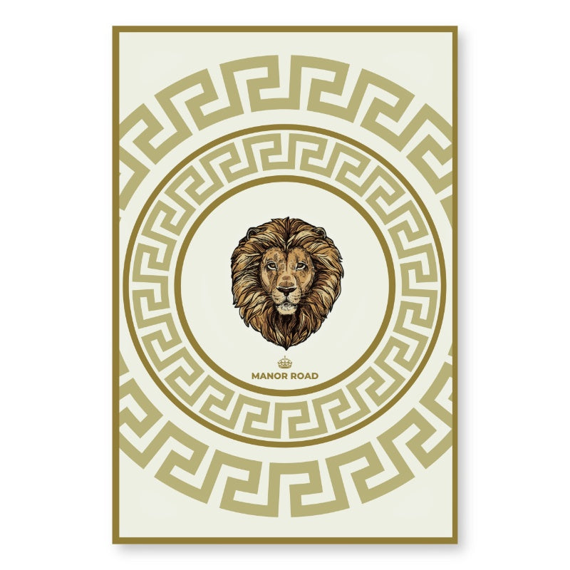 Microfibre Tea Towel - Ivory Lion