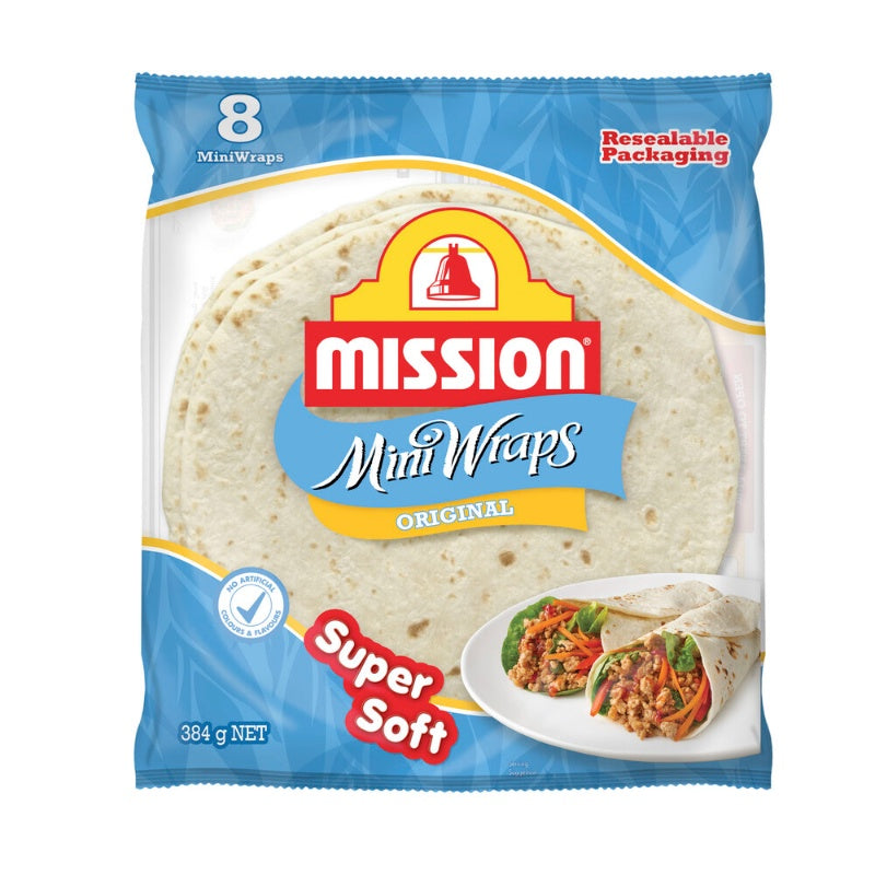 Mission Mini Wraps 8pk 384g