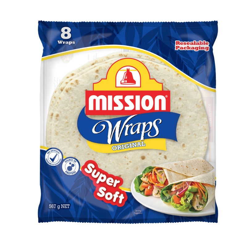 Mission Wraps Original 8pk