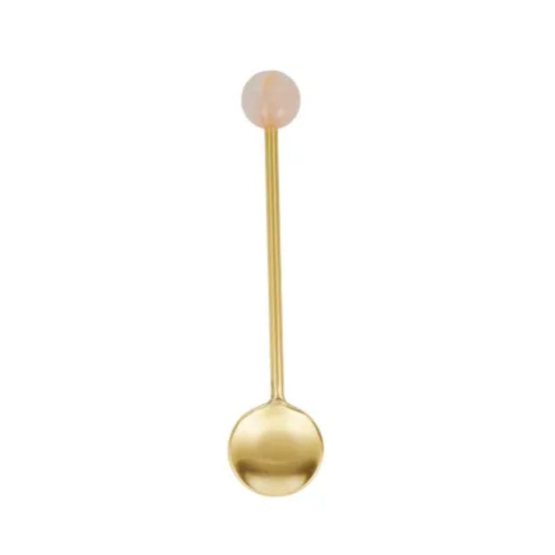 Moi Rose Quartz Spoon 12.5cm Pink