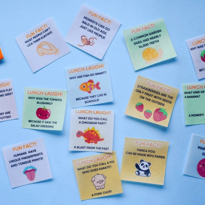 Nommy Notes Stickers - Edible Lunchbox Stickers