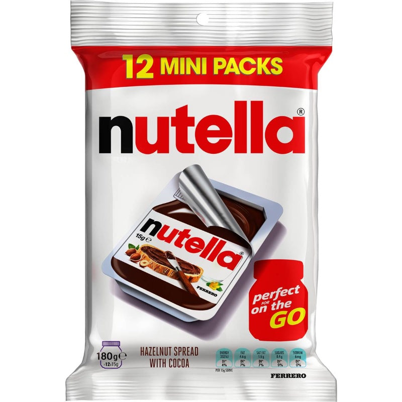 Nutella Hazelnut Chocolate Spread 12pack