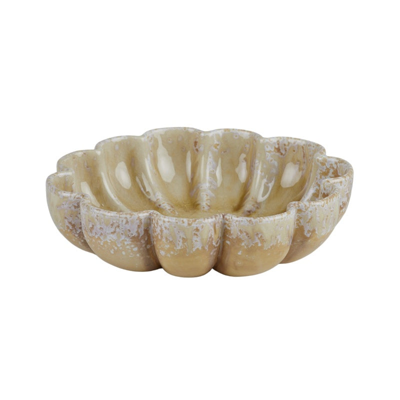 Odessa Ceramic Bowl 21x5.5cm Natural