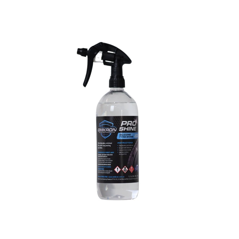 Omikron Pro Shine Silicone Tyre Shine 1L with Black Trigger