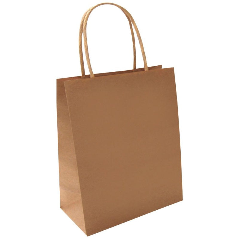 Paper Carry Bag small Kraft Brown
