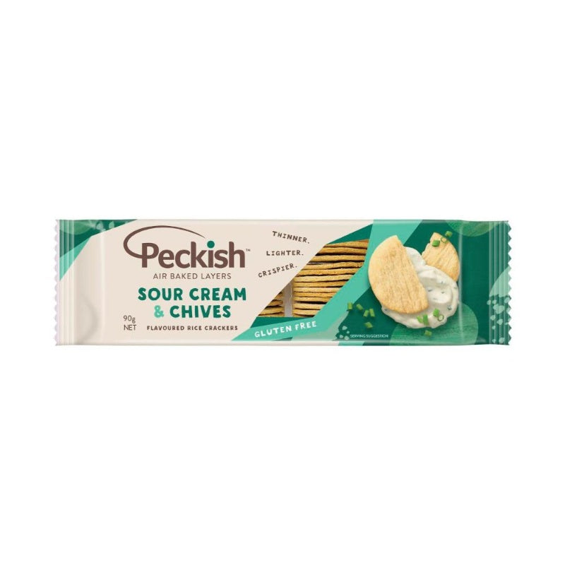 Peckish Thins Sour Cream & Chives 90g