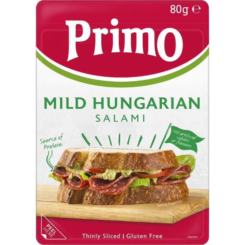 Primo Mild Hungarian Salami 80g