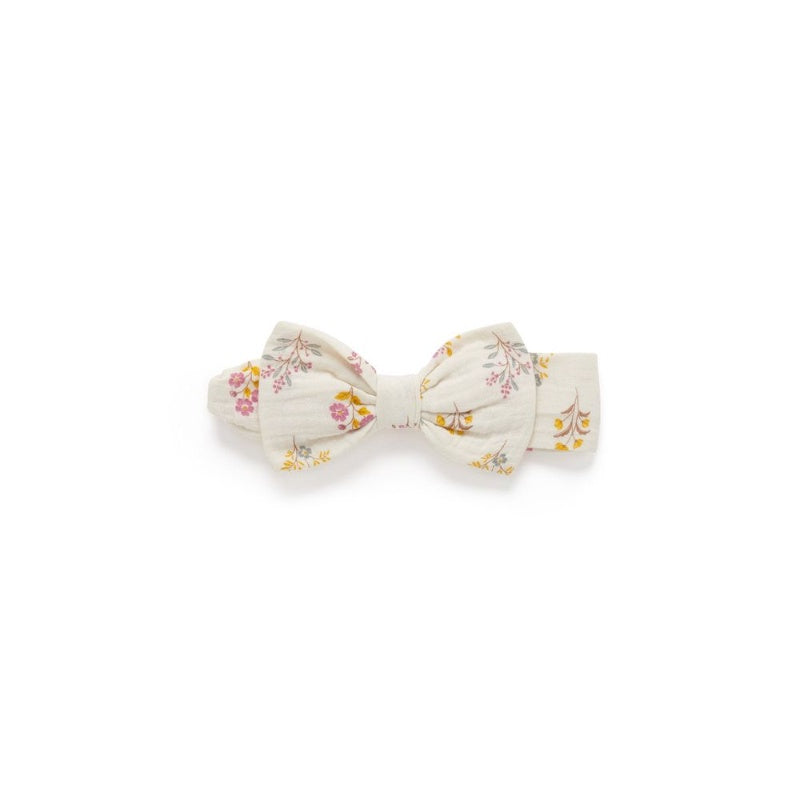 Pure Baby Posie Floral Bow Headband XS-S