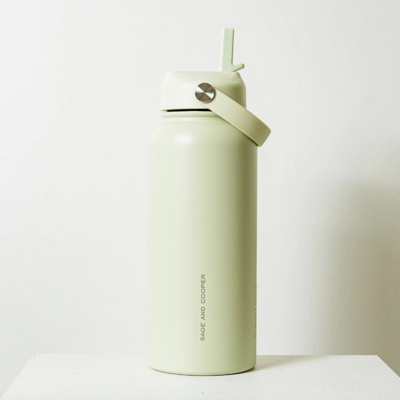 Sage & Cooper Insulated Drink Bottle Light Green