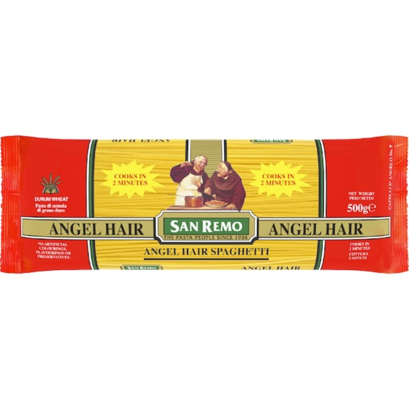 San Remo Spaghetti Angel Hair Pasta No 9 500g