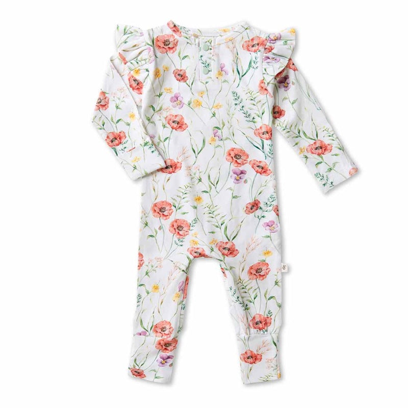 Snuggle Hunny Meadow Organic Growsuit 000