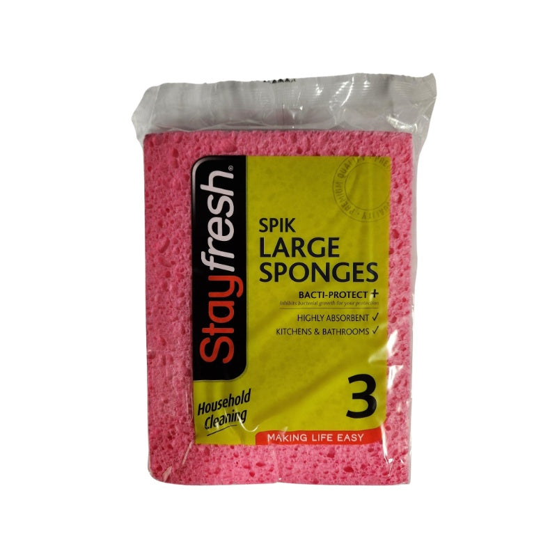 Stay Fresh Sponge Spik 3pk