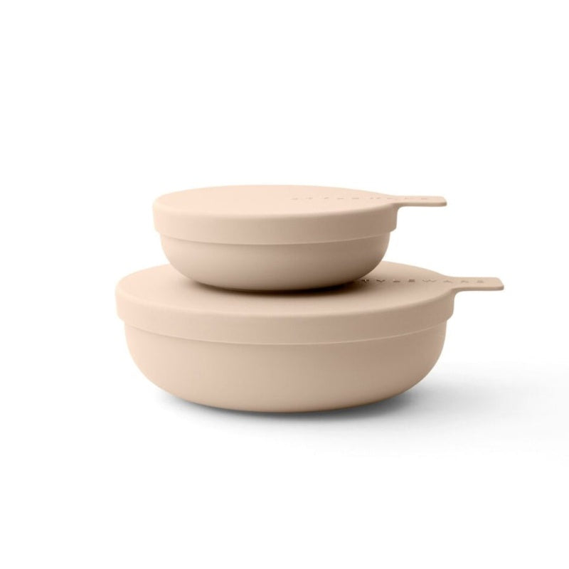 Stylewear Nesting Bowl 2 Piece Biscotti