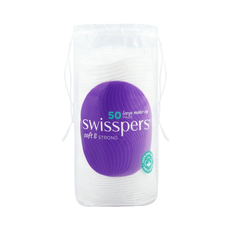 Swisspers Cotton Large Make Up Pads 50pk