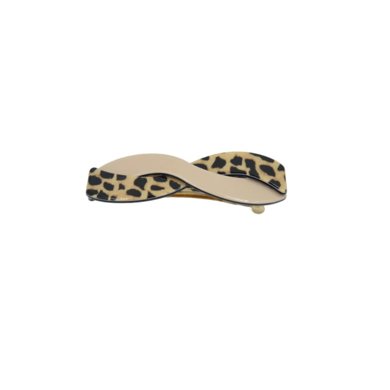 PS Tilli Barrette Clip Cream and Leopard