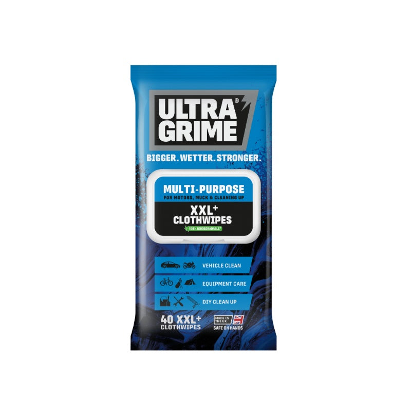 Ultragrime Multi-Purpose Original XXL+ Clothwipes 40pk