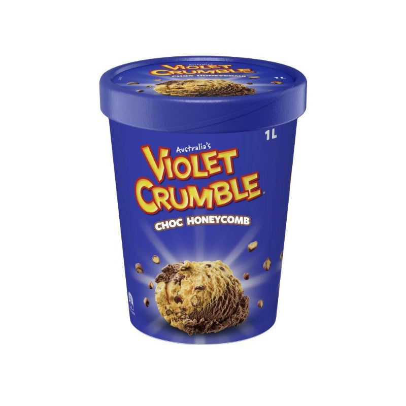 Violet Crumble Ice Cream 1L