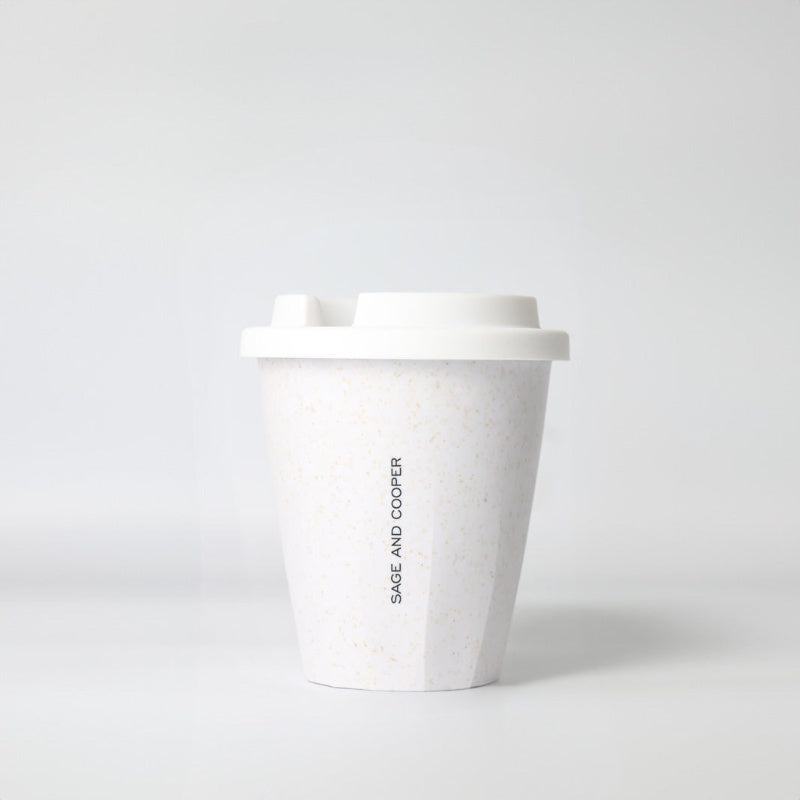 Wave Coffee Cup Natural Speckle