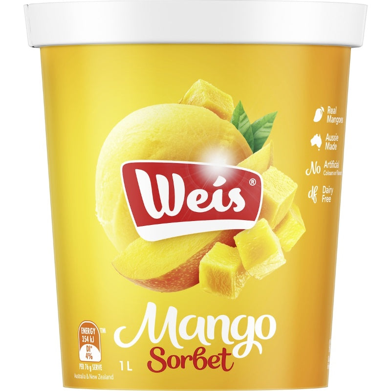 Weis Mango Sorbet 1L