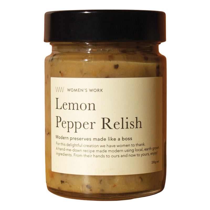 Womens Work Lemon Pepper Relish