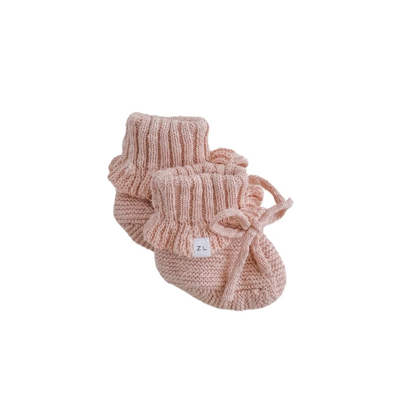 Ziggy Lou Booties Rose Frill 3-6M