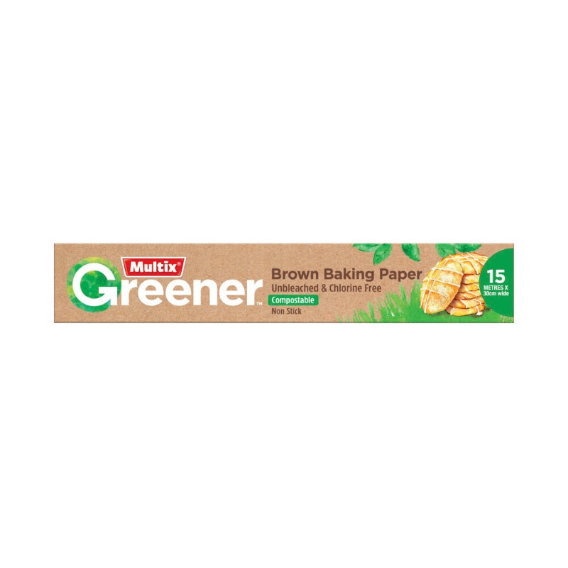 Multix Greener Bake Paper Brown 15m x 30cm