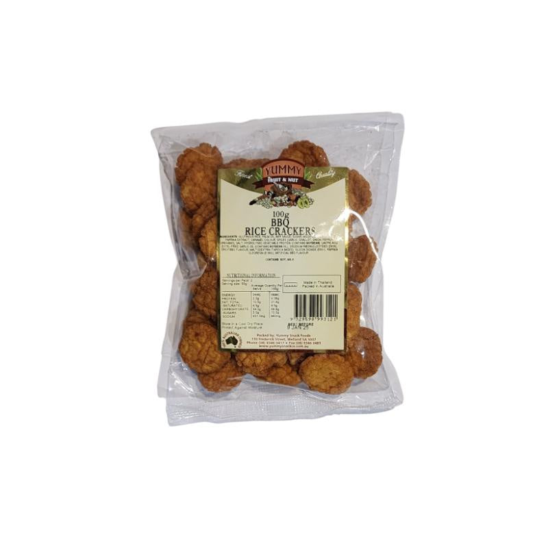 Yummy Snack Baked BBQ Crackers 100g