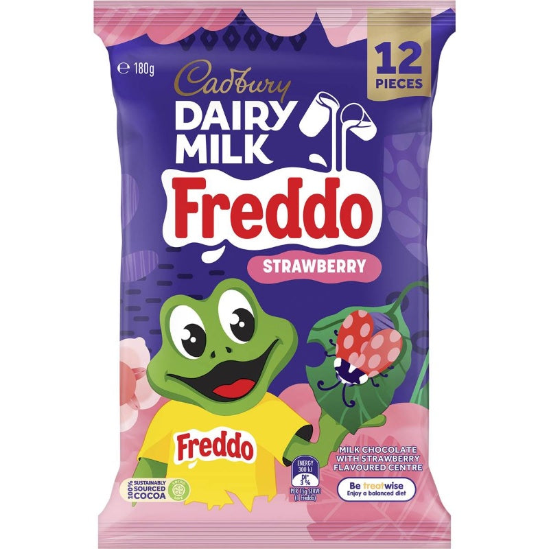 Cadbury Dairy Milk Freddo Strawberry Sharepack 12 Pack