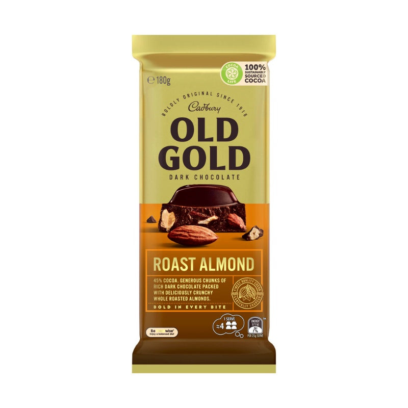 Cadbury Old Gold Roast Almond 180g