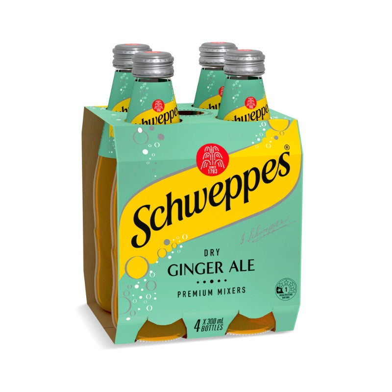 Schweppes Dry Ginger Ale 4 x 300ml