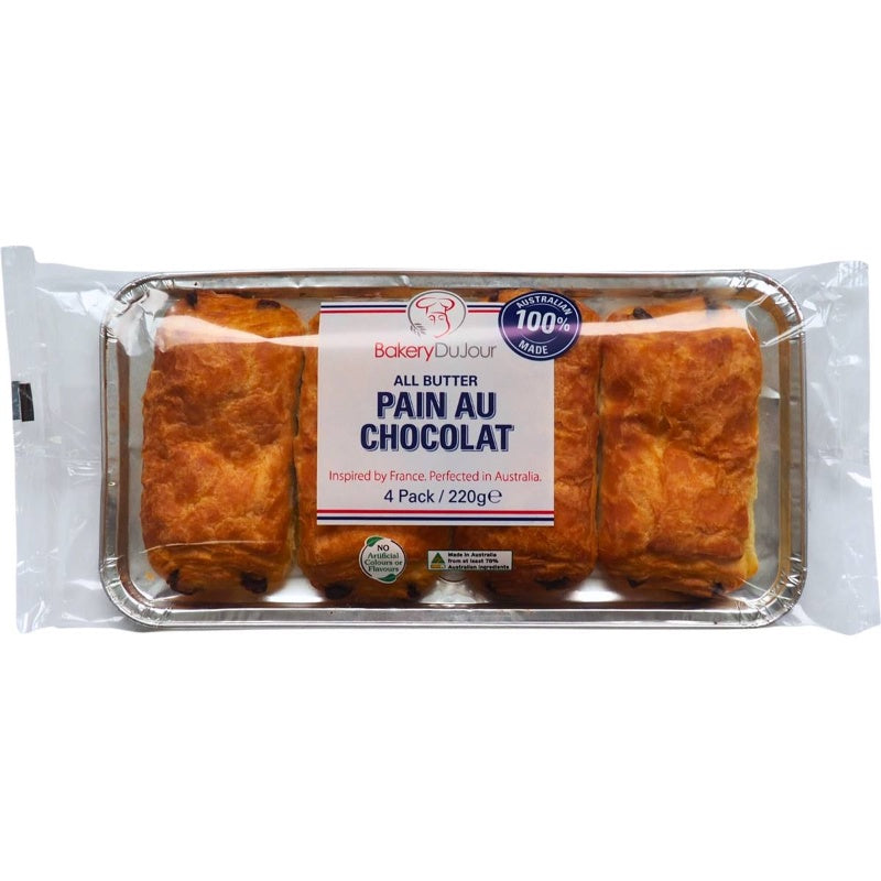 Bakery Du Jour Pain Au Chocolat 4 Pack